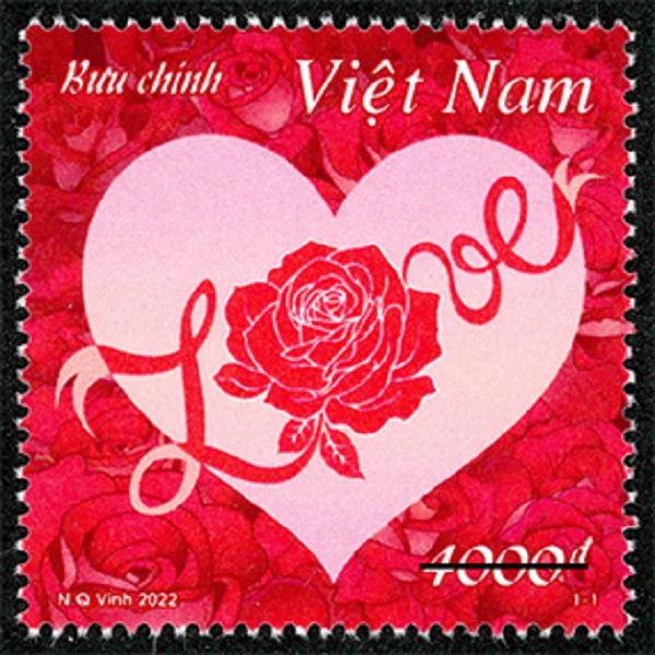 Phát hành chuỗi tem bưu chính chủ đề Tình yêu dịp 14 2