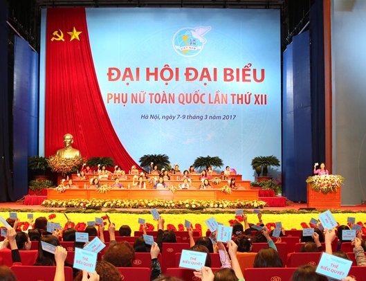Đại hội đại biểu phụ nữ toàn quốc lần thứ XIII diễn ra từ ngày 09 đến 11 3
