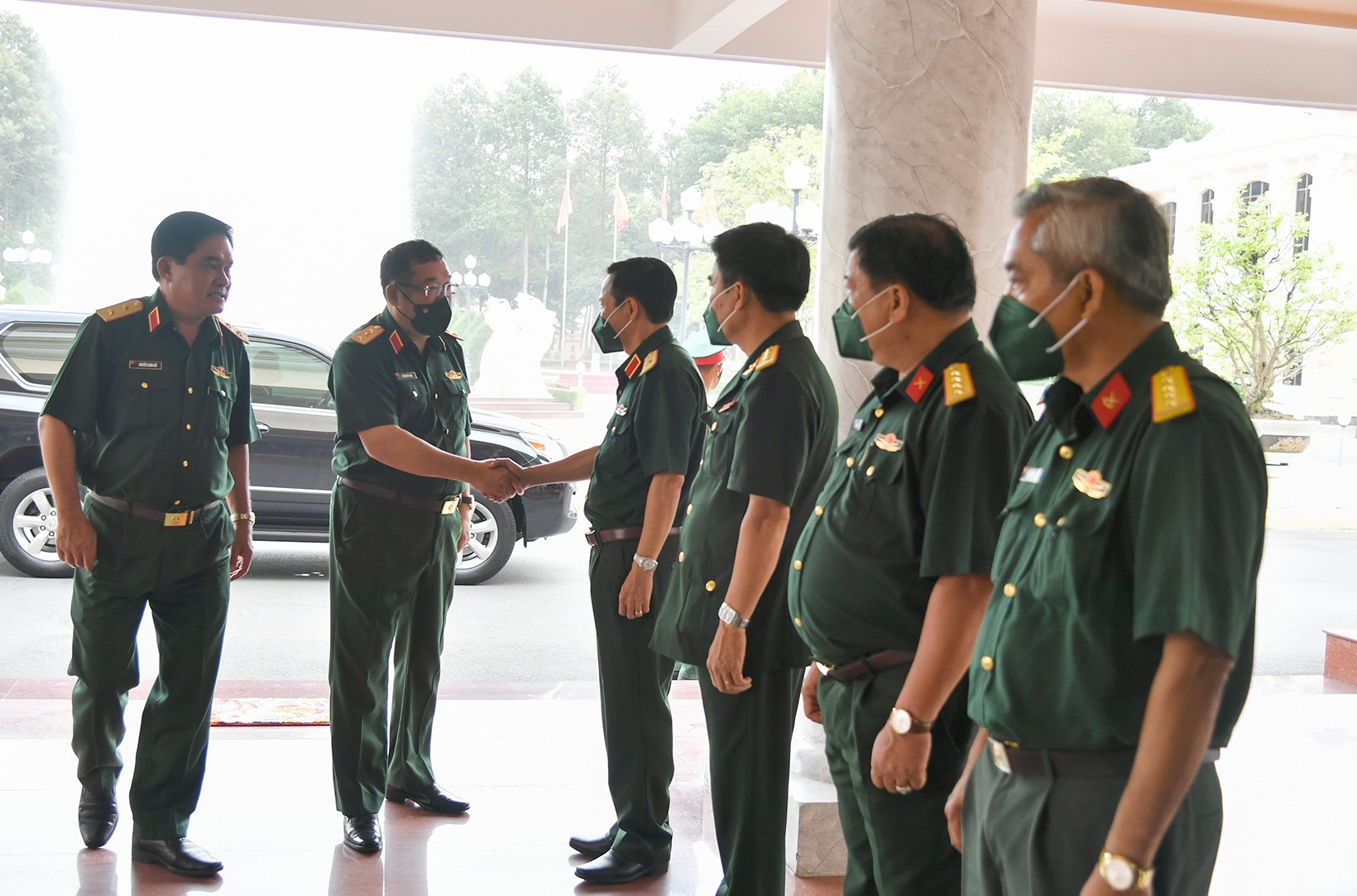 Thượng tướng, Thứ trưởng Bộ Quốc phòng Phạm Hoài Nam làm việc với Quân khu 9