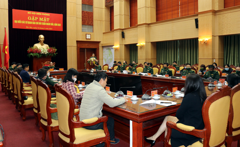 Bộ Tư lệnh Bộ đội Biên phòng gặp mặt báo chí đầu Xuân