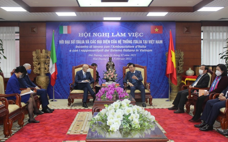 Đại sứ Italia Hải Dương có nhiều tiềm năng để các doanh nghiệp tìm đến đầu tư