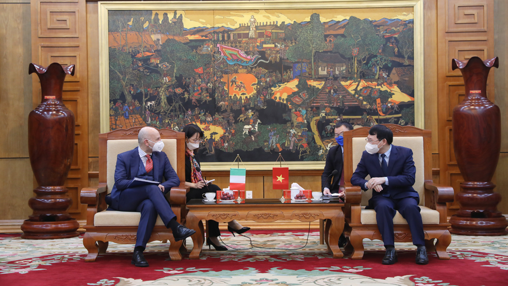 Bắc Giang và Italia có nhiều cơ hội hợp tác