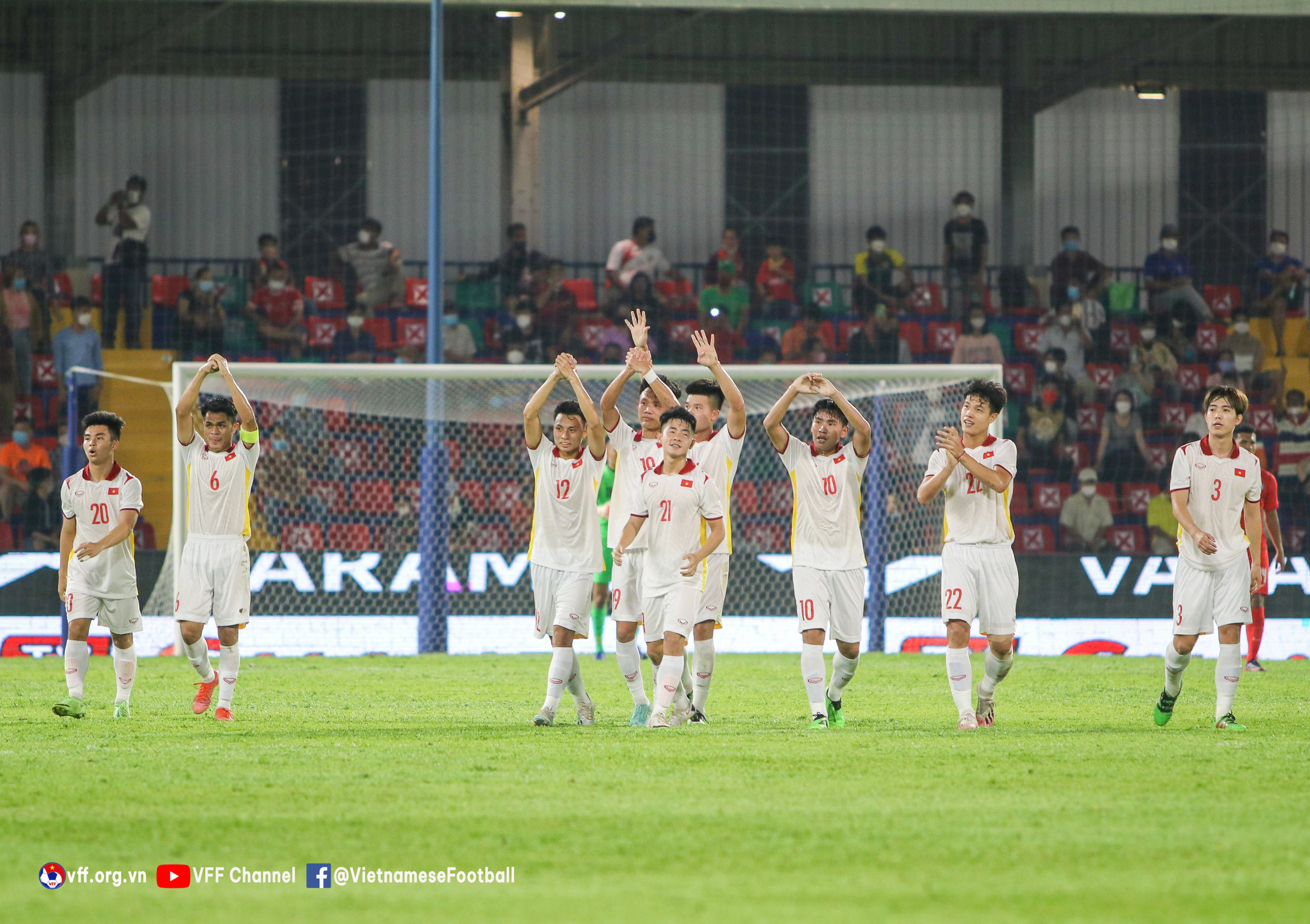 U23 Việt Nam thắng U23 Singapore 7-0 trong trận ra quân