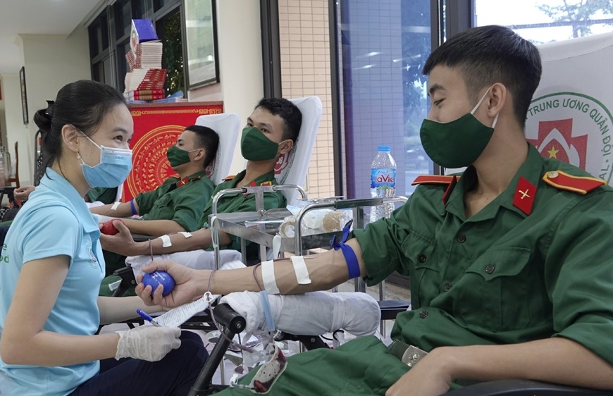 Tuổi trẻ Quân đội Lan tỏa hiệu quả phong trào hiến máu tình nguyện