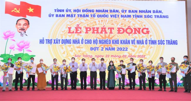 Sóc Trăng phát động hỗ trợ xây dựng nhà ở cho hộ nghèo