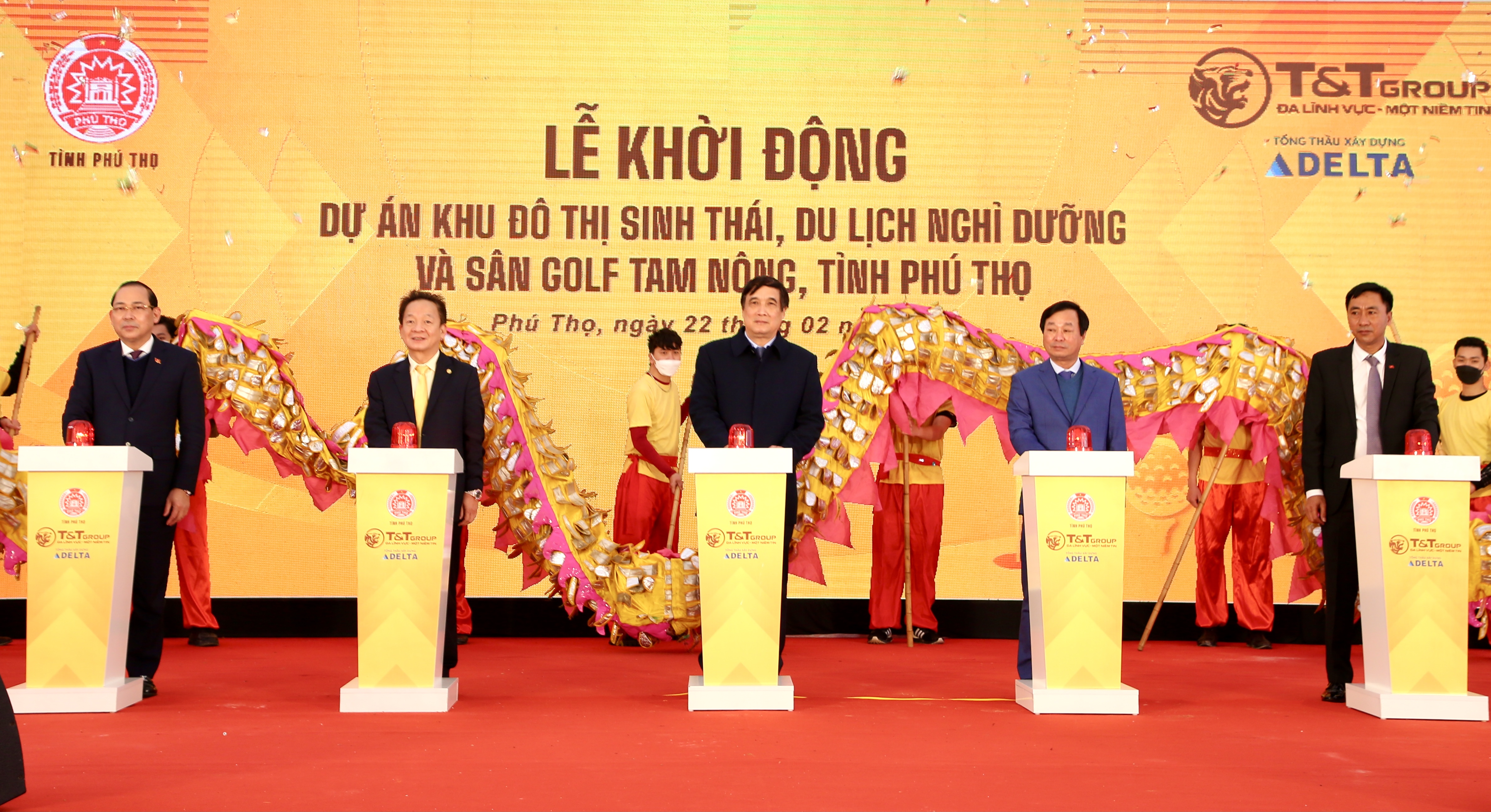 T T Group khởi động dự án khu đô thị sinh thái và sân golf gần 500 ha tại Phú Thọ