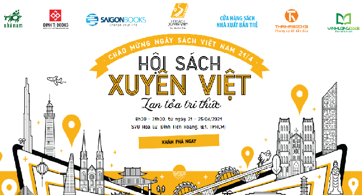 Hội sách xuyên Việt bùng nổ sách hay 2022