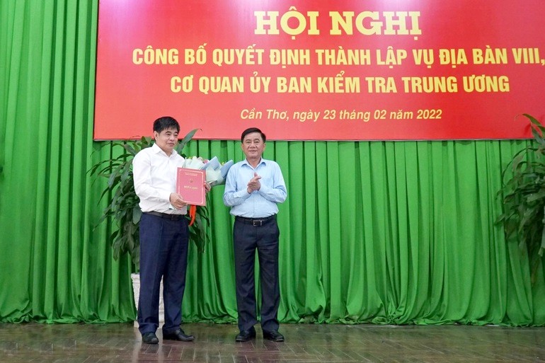 Thành lập Vụ Địa bàn VIII, Cơ quan Uỷ ban Kiểm tra Trung ương