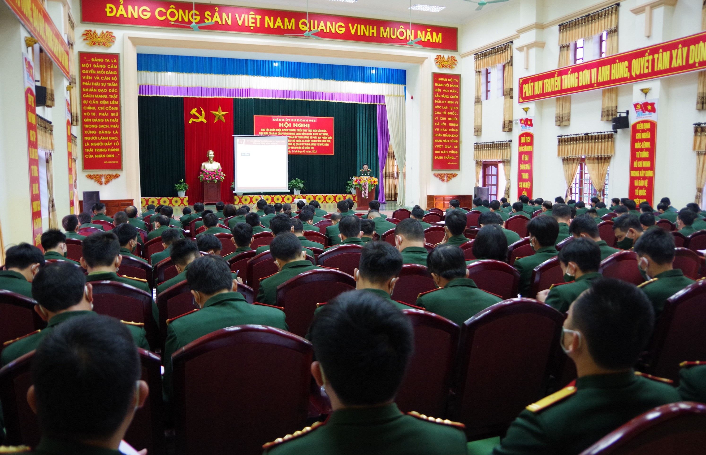 Sư đoàn 968 quyết tâm thực hiện thắng lợi Nghị quyết Đại hội XIII của Đảng