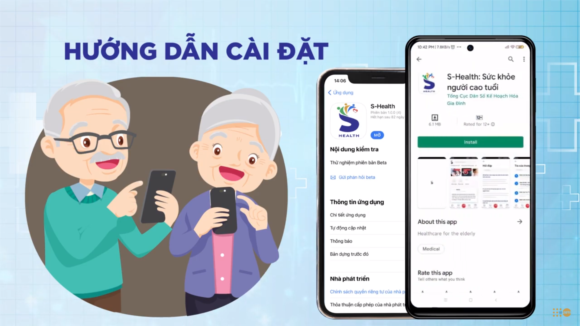 Tập huấn sử dụng ứng dụng chăm sóc sức khỏe người cao tuổi “S-Health”