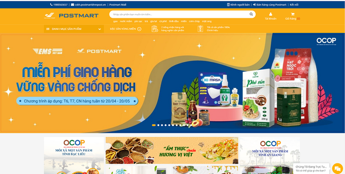Bưu điện Việt Nam đưa 7,5 triệu hộ nông dân lên sàn Postmart vn