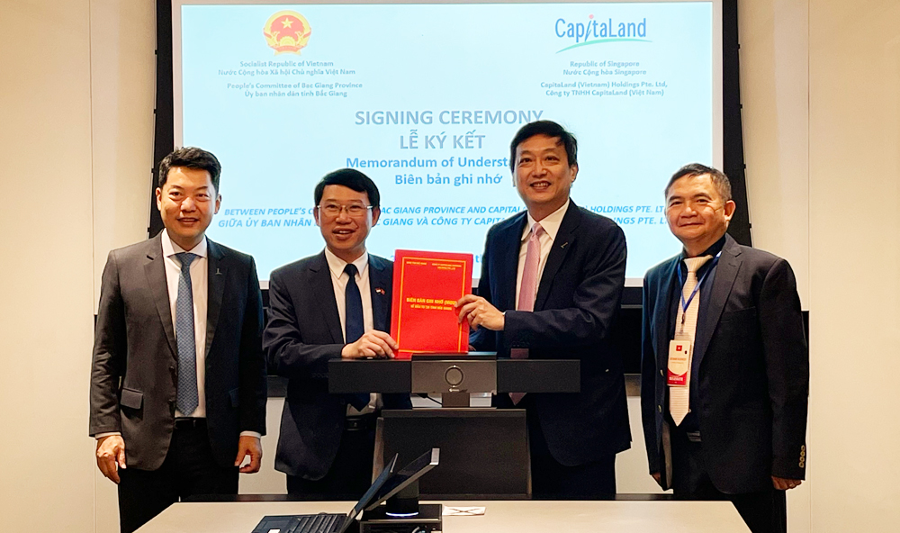 1 tỷ USD CapitaLand đầu tư tại tỉnh Bắc Giang