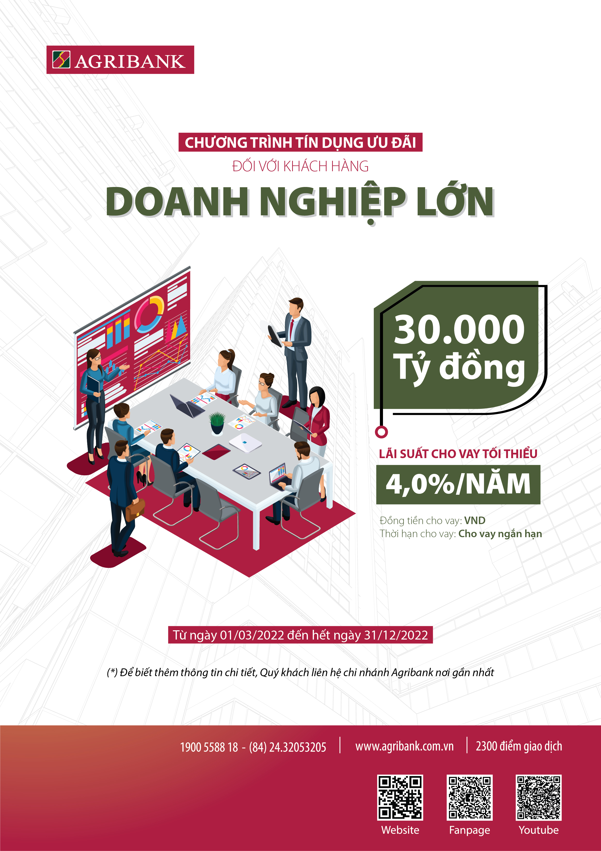 Agribank tiếp tục đồng hành với khách hàng doanh nghiệp lớn