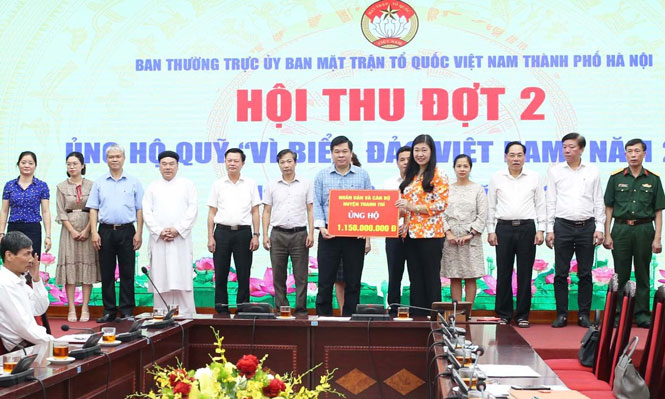 Hà Nội ra Lời kêu gọi ủng hộ Quỹ  Vì biển, đảo Việt Nam  năm 2022