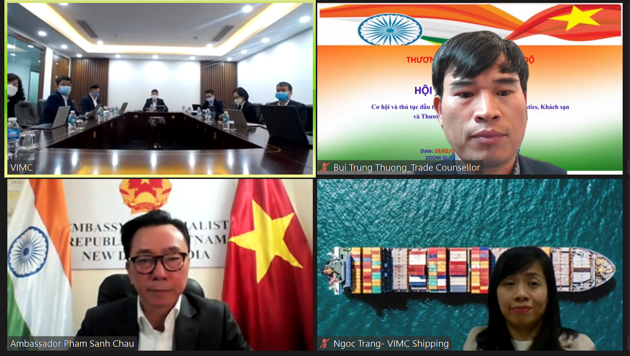 Doanh nghiệp vận tải và logistics Việt Nam tìm kiếm cơ hội hợp tác, đầu tư tại Ấn Độ