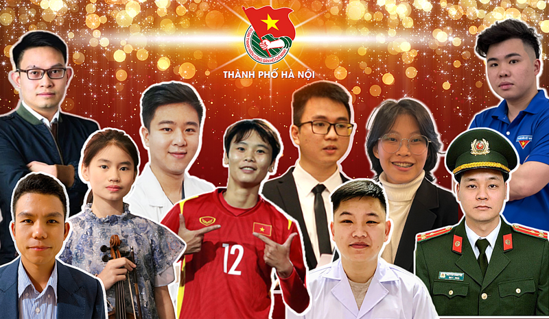 Công bố 10 gương mặt trẻ Thủ đô tiêu biểu năm 2021