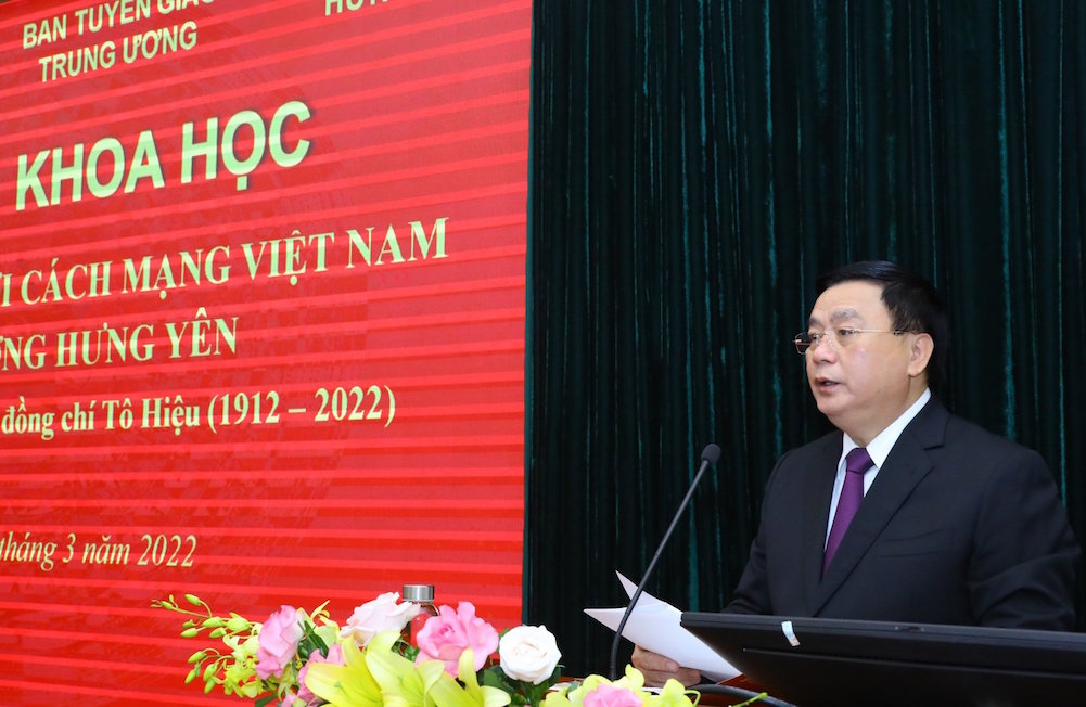 “Đồng chí Tô Hiệu với cách mạng Việt Nam và quê hương Hưng Yên”