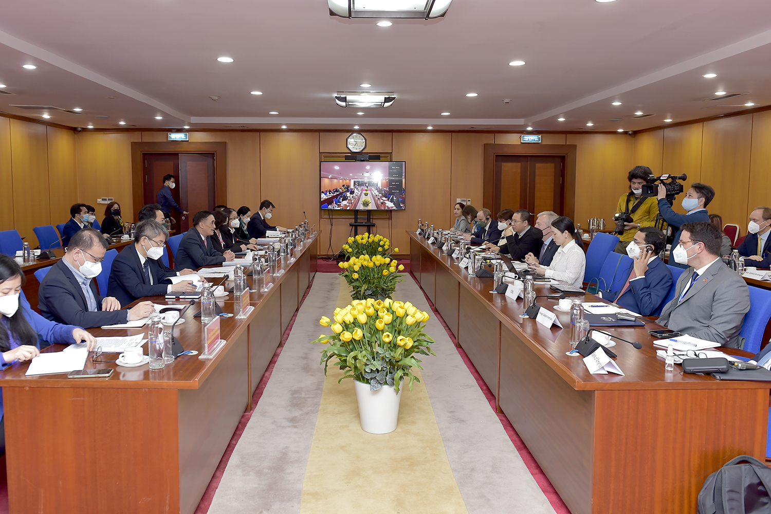 Bộ Tài chính làm việc với Đoàn Doanh nghiệp Cấp cao Hội đồng Kinh doanh Hoa Kỳ - ASEAN