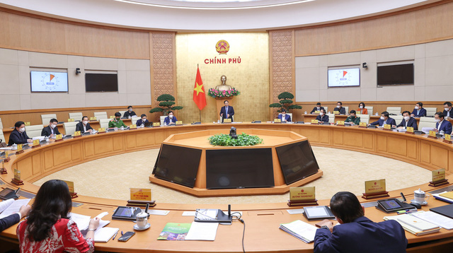 Nghị quyết phiên họp Chính phủ thường kỳ tháng 2 2022
