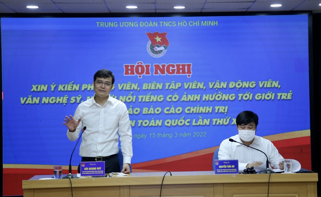 Lấy ý kiến người có ảnh hưởng trong giới trẻ xây dựng dự thảo Báo cáo chính trị Đại hội Đoàn