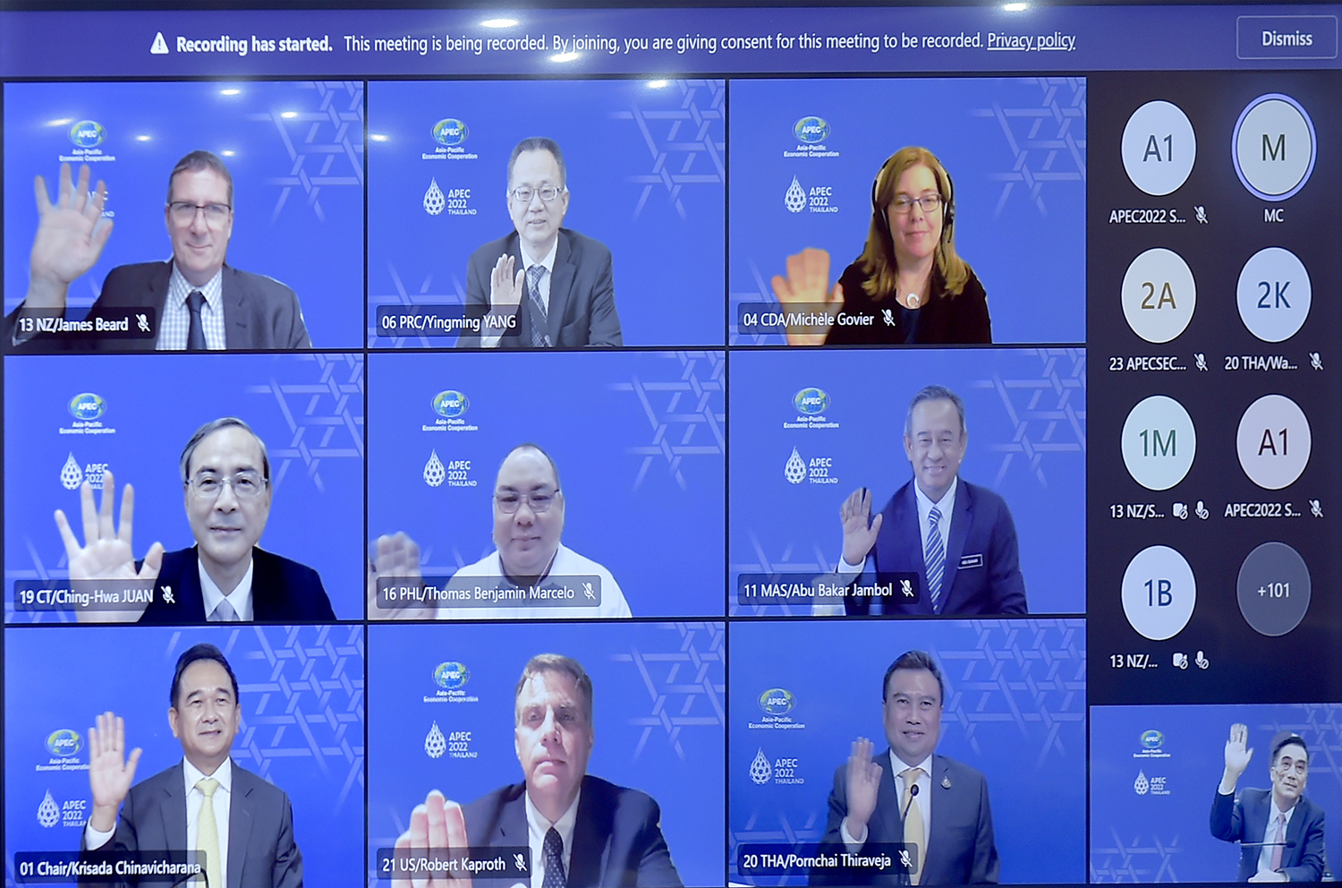 Khai mạc Hội nghị Thứ trưởng Tài chính và Phó Thống đốc Ngân hàng Trung ương APEC 2022