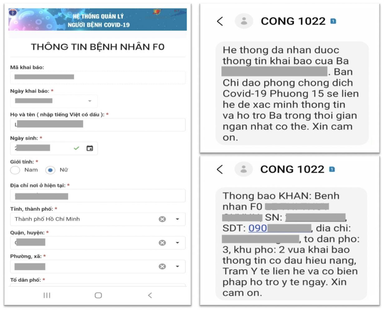 TP Hồ Chí Minh Gần 48 000 lượt người khai báo F0 qua ứng dụng trực tuyến