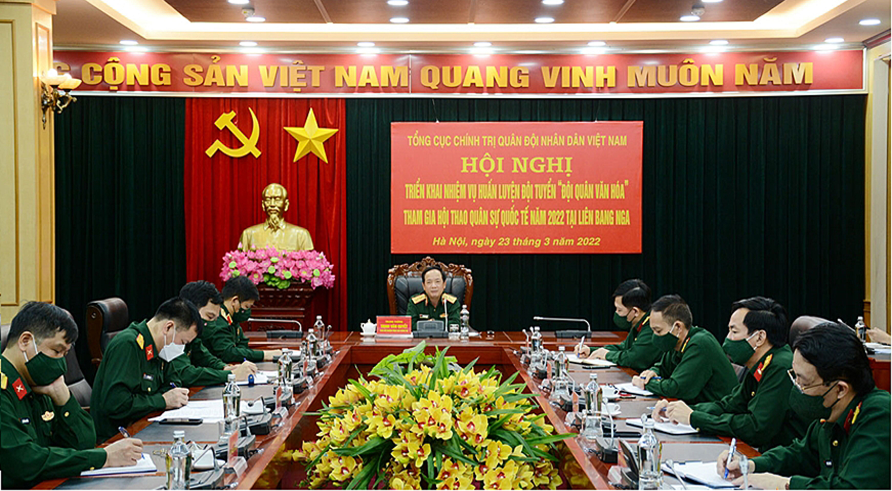 Phấn đấu giành giải cao tại Hội thao Quân sự quốc tế 2022