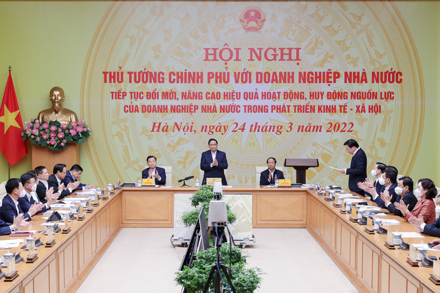 Thủ tướng Phạm Minh Chính Doanh nghiệp nhà nước phát huy vai trò dẫn dắt trong nền kinh tế