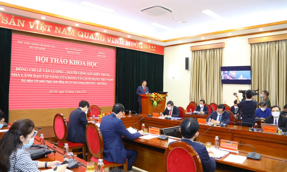 Đồng chí Lê Văn Lương - Người cộng sản kiên trung, nhà lãnh đạo tài năng