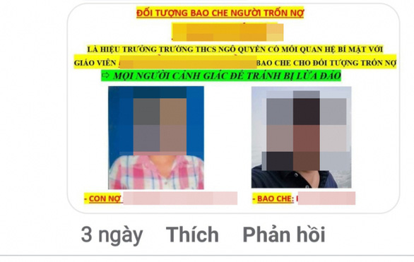 Liên quan đến thông tin bêu xấu hiệu trưởng trên mạng tại Cà Mau