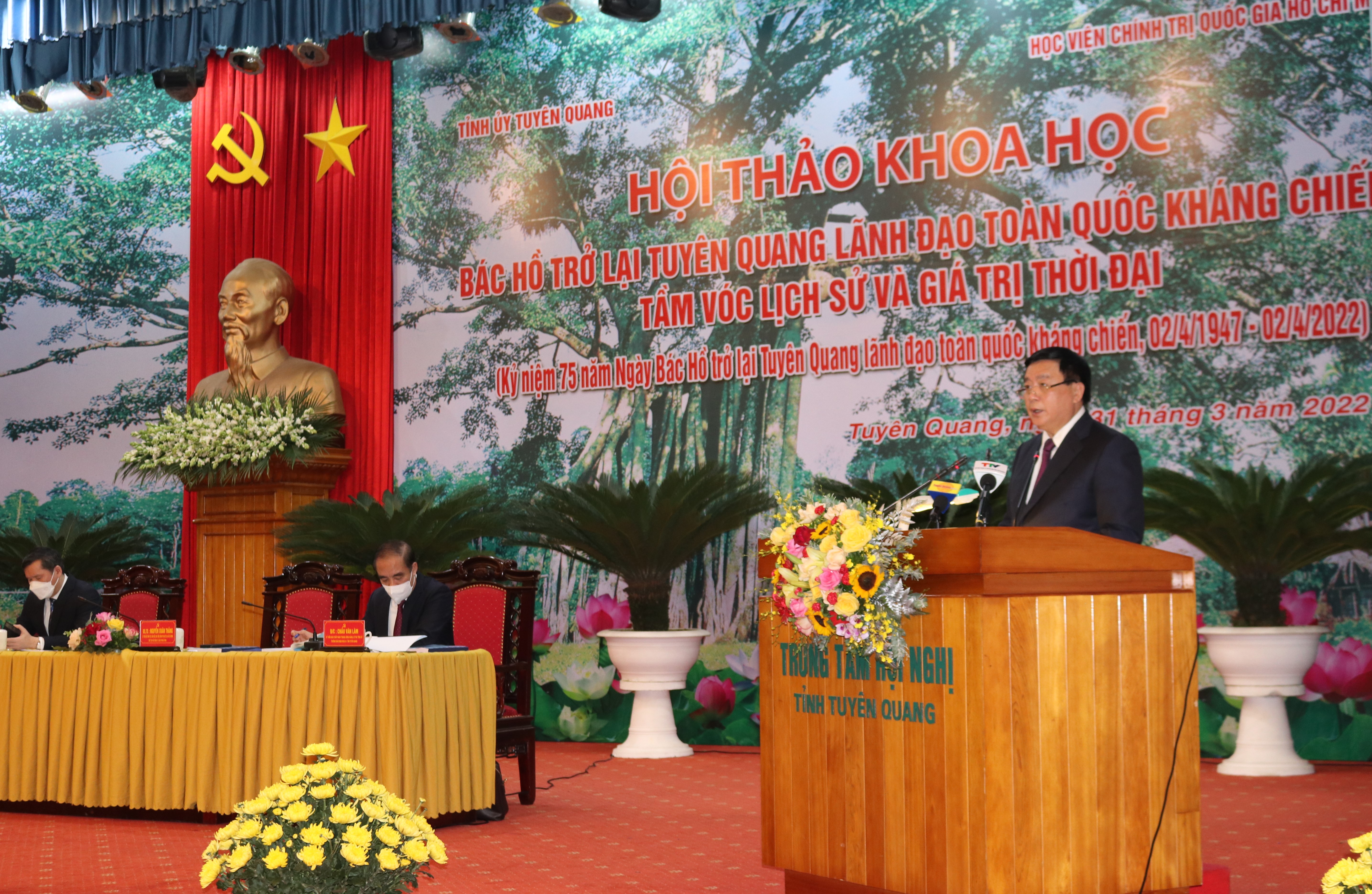 Bác Hồ trở lại Tuyên Quang lãnh đạo toàn quốc kháng chiến - Tầm vóc lịch sử và giá trị thời đại
