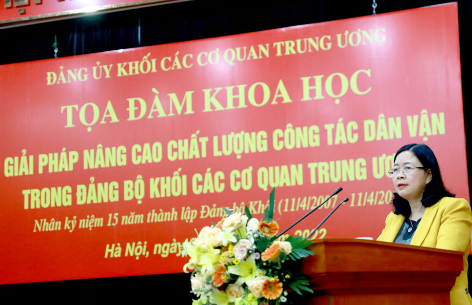 Tạo sự chuyển biến mạnh mẽ công tác dân vận trong tình hình mới