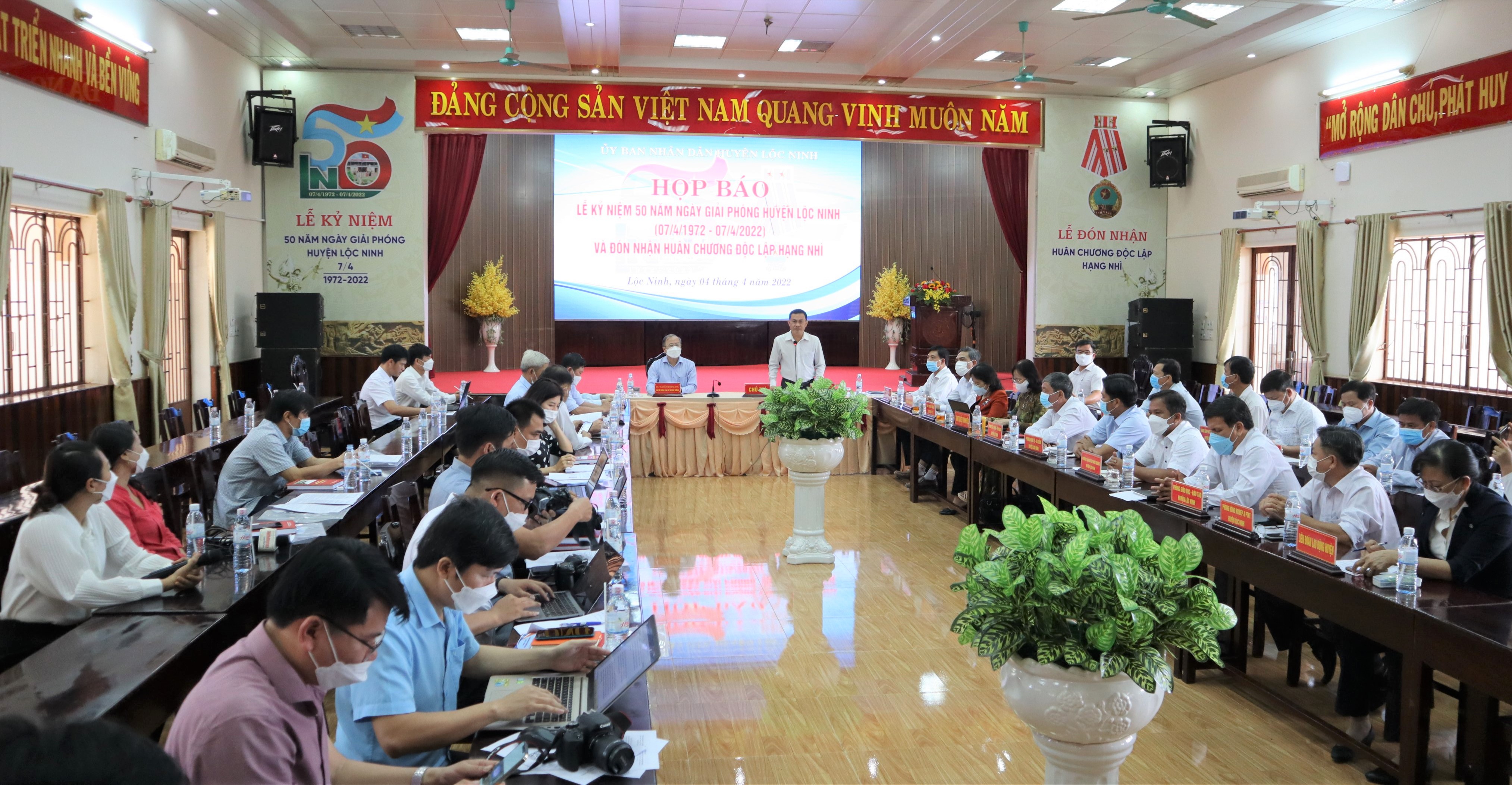 Nhiều hoạt động kỷ niệm 50 năm Ngày giải phóng Lộc Ninh Bình Phước