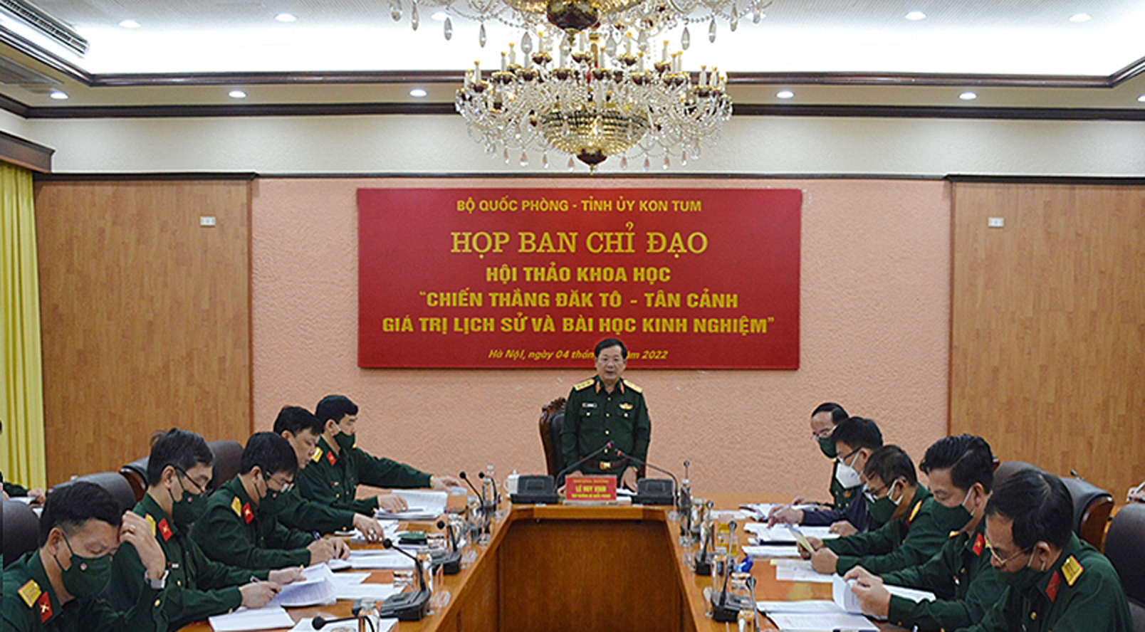 Tổ chức hội thảo khoa học về 50 năm Chiến thắng Đăk Tô - Tân Cảnh vào 22 4