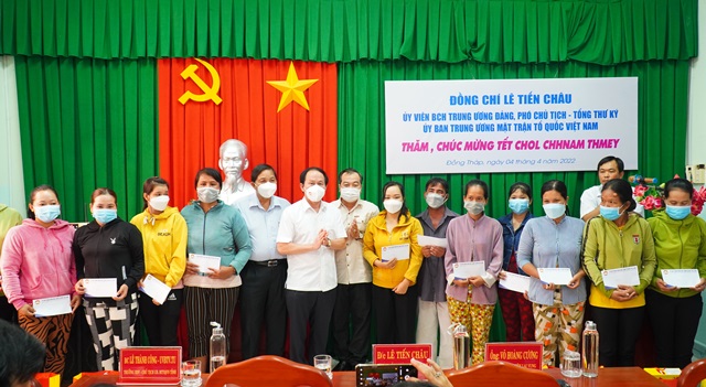 Ủy ban Trung ương MTTQ Việt Nam chúc Tết Chol Chnam Thmay