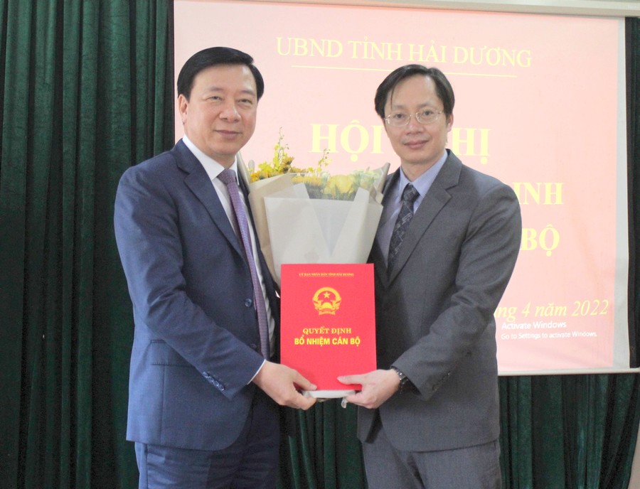 Hải Dương có tân Bí thư Huyện ủy Bình Giang và Giám đốc Sở Tài chính