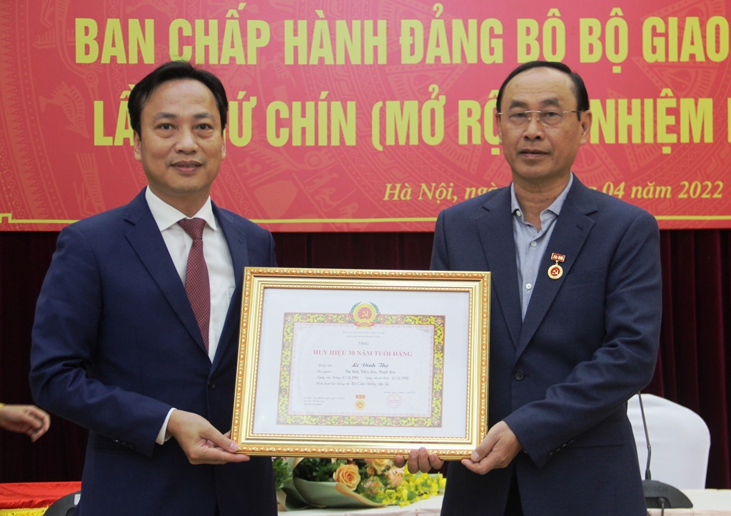Đảng bộ Bộ Giao thông Vận tải triển khai nhiệm vụ quý II 2022