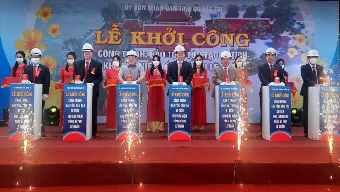 Khởi công dự án bảo tồn, tôn tạo di tích Khu lưu niệm Tổng Bí thư Lê Duẩn