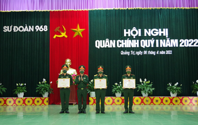 Sư đoàn 968 triển khai nhiệm vụ công tác quý 2