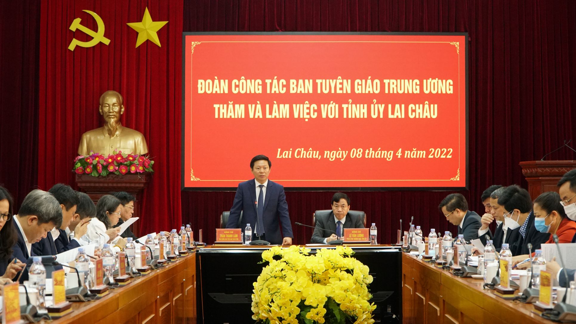Đoàn công tác Ban Tuyên giáo Trung ương làm việc tại tỉnh Lai Châu