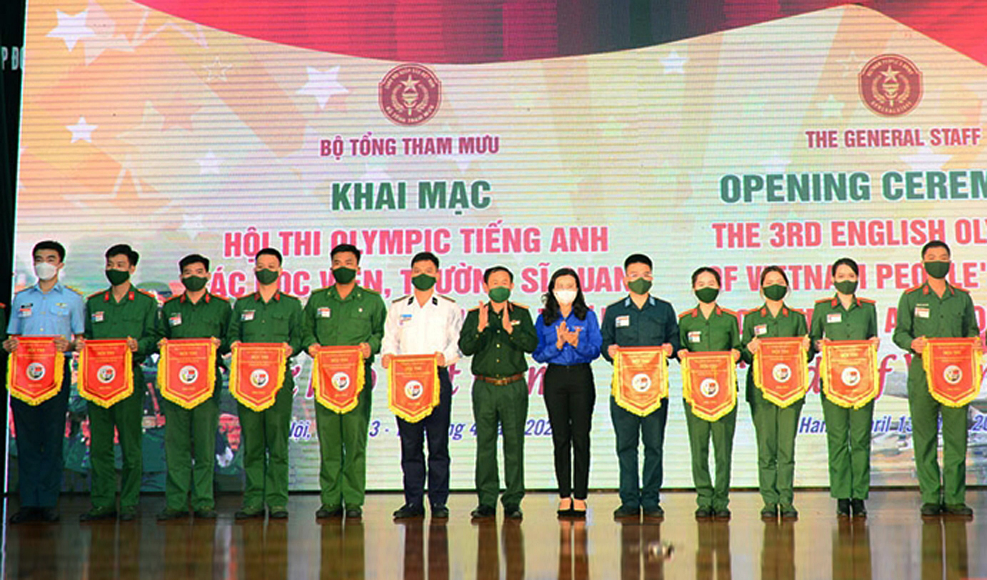 Thi Olympic tiếng Anh các nhà trường quân đội