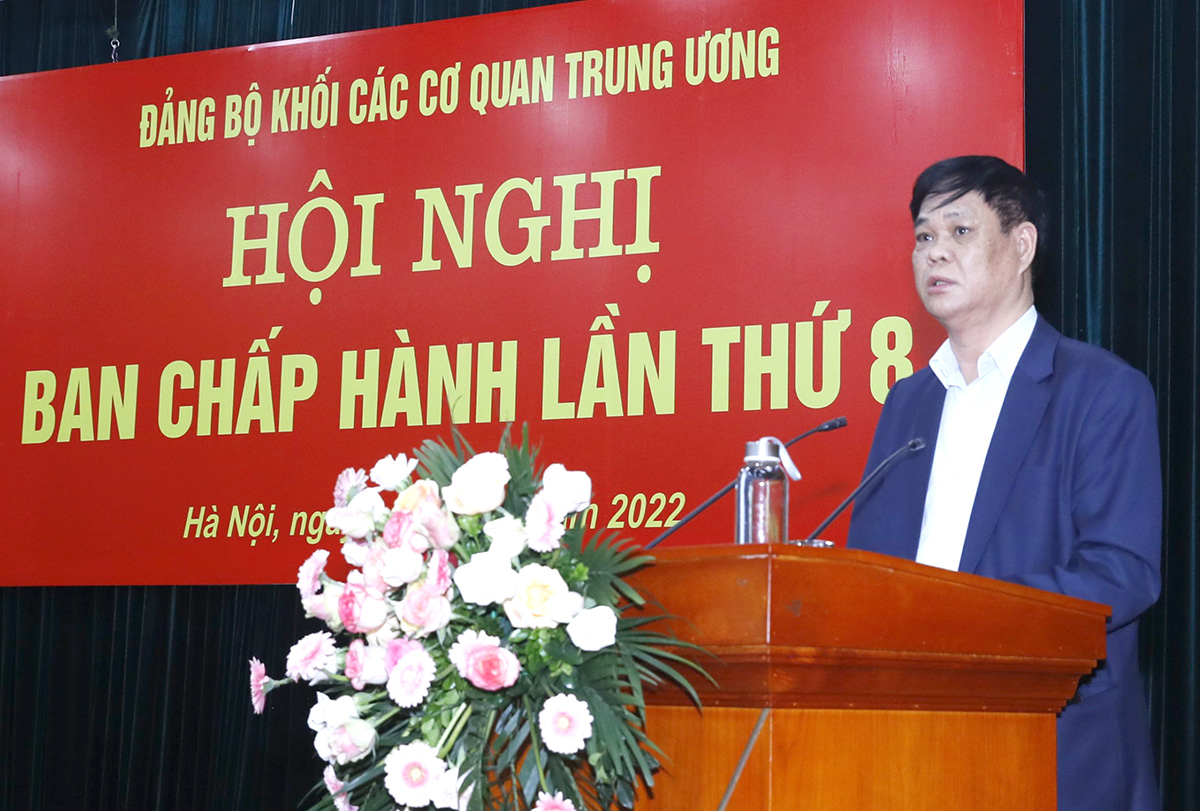 Đảng ủy Khối các cơ quan Trung ương thông qua nhiều nội dung quan trọng