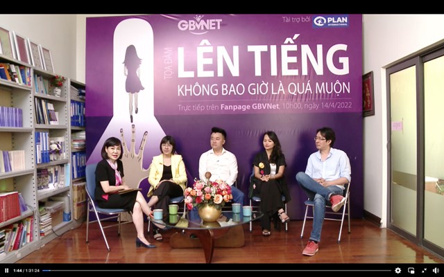 Tọa đàm “Lên tiếng – Không bao giờ là quá muộn”
