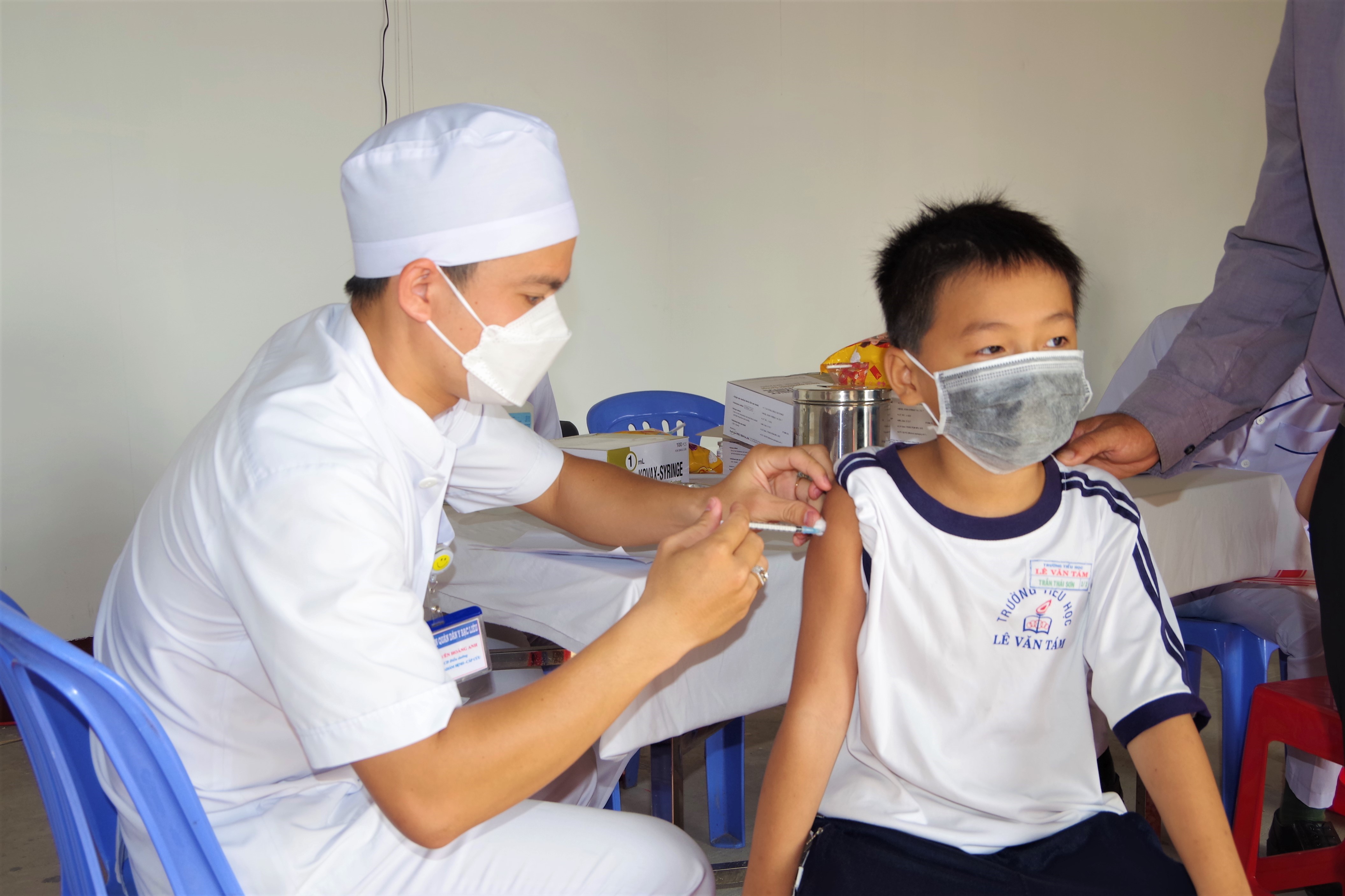 Bạc Liêu Tổ chức tiêm vắc-xin cho trẻ từ 5 đến dưới 12 tuổi