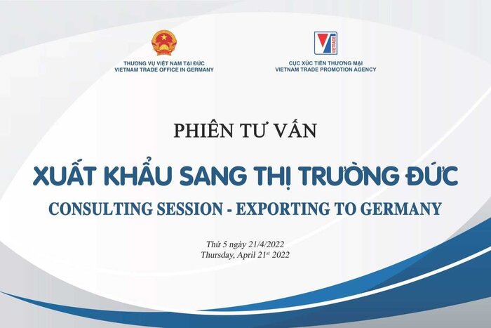 Xúc tiến đẩy mạnh xuất khẩu sang thị trường Đức