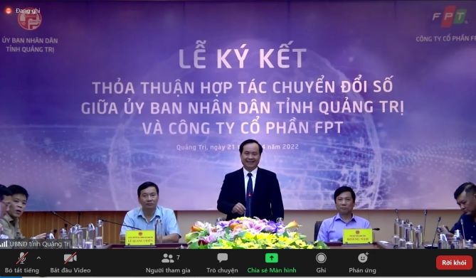 Hợp tác để giúp Quảng Trị đưa chuyển đổi số đi vào thực tiễn đời sống