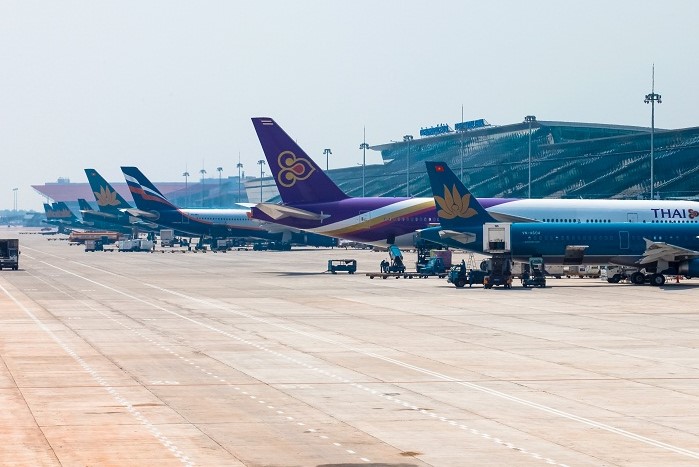 Sân bay Nội Bài khai thác trở lại nhiều đường băng