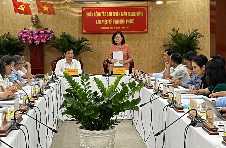 Bình Phước tiếp tục đẩy mạnh tuyên truyền đưa Nghị quyết Đại hội Đảng các cấp đi vào cuộc sống