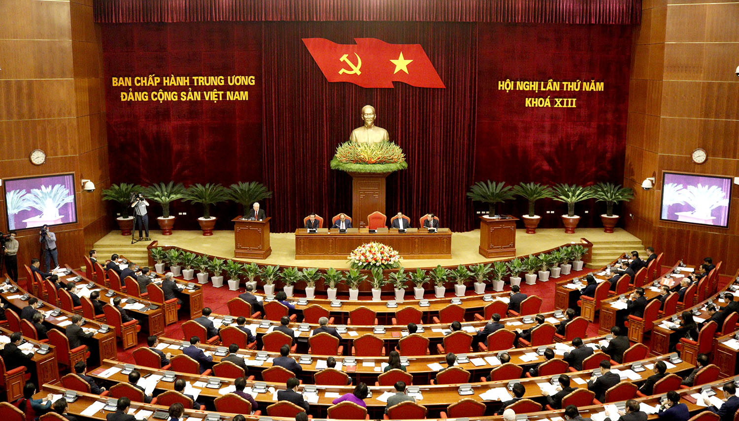 Khai mạc Hội nghị lần thứ 5, Ban Chấp hành Trung ương Đảng khóa XIII