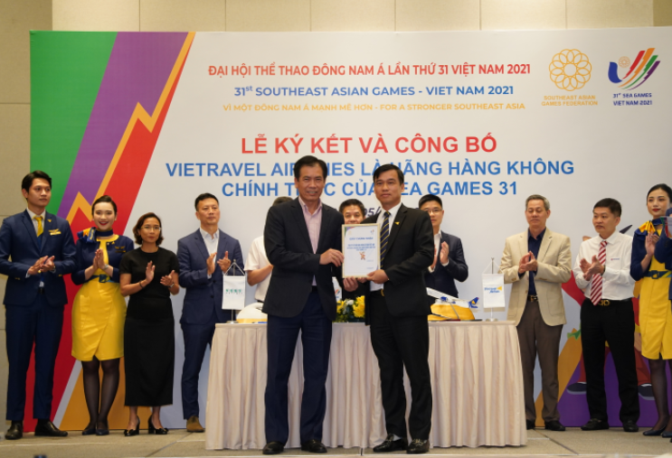 Vietravel Airlines trở thành hãng hàng không chính thức của Sea Games 31